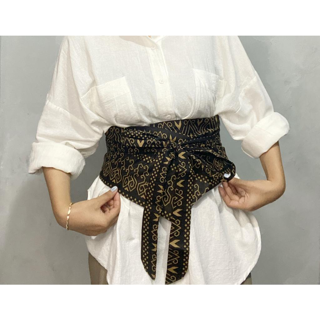 Jual Obi Belt Jumputan Motif Batik Murah Cod Shopee Indonesia