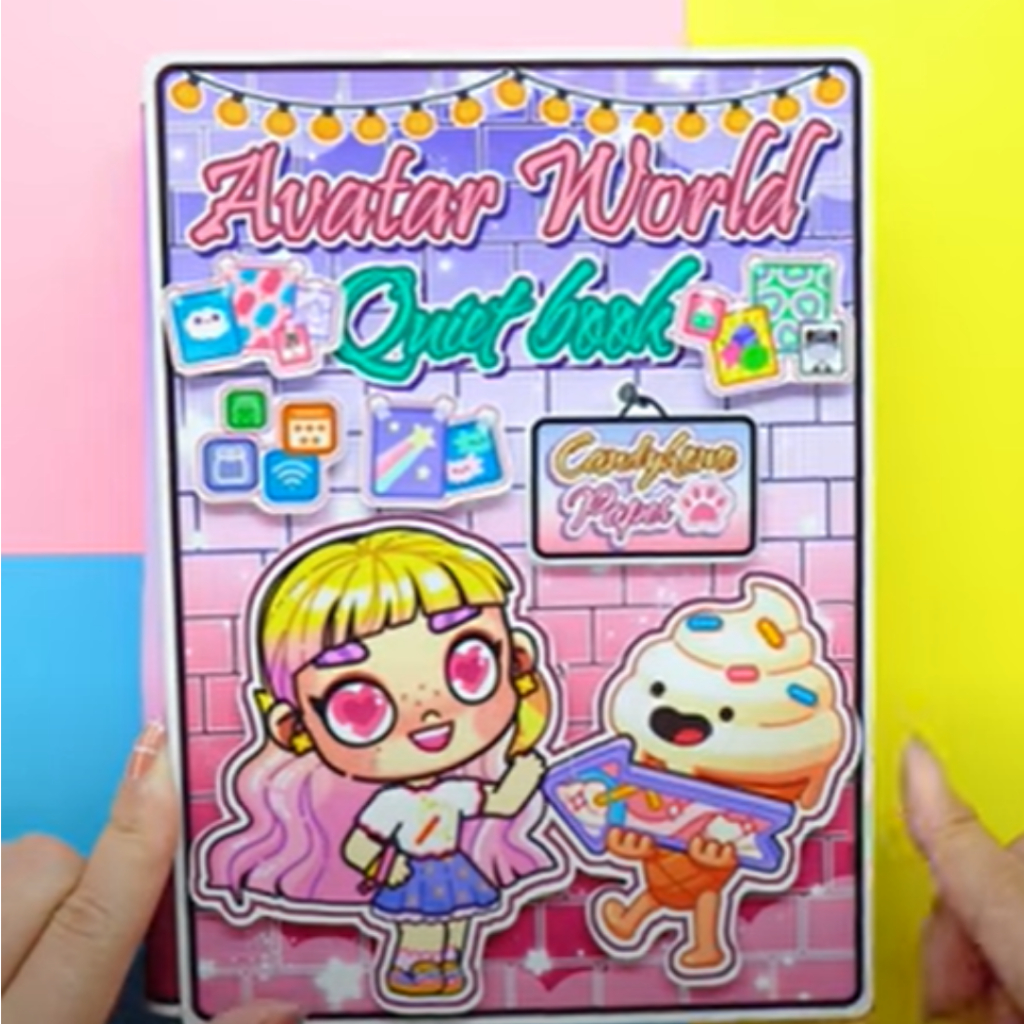 Jual pazu avatar world quiet book paperdoll buku tenang boneka kertas