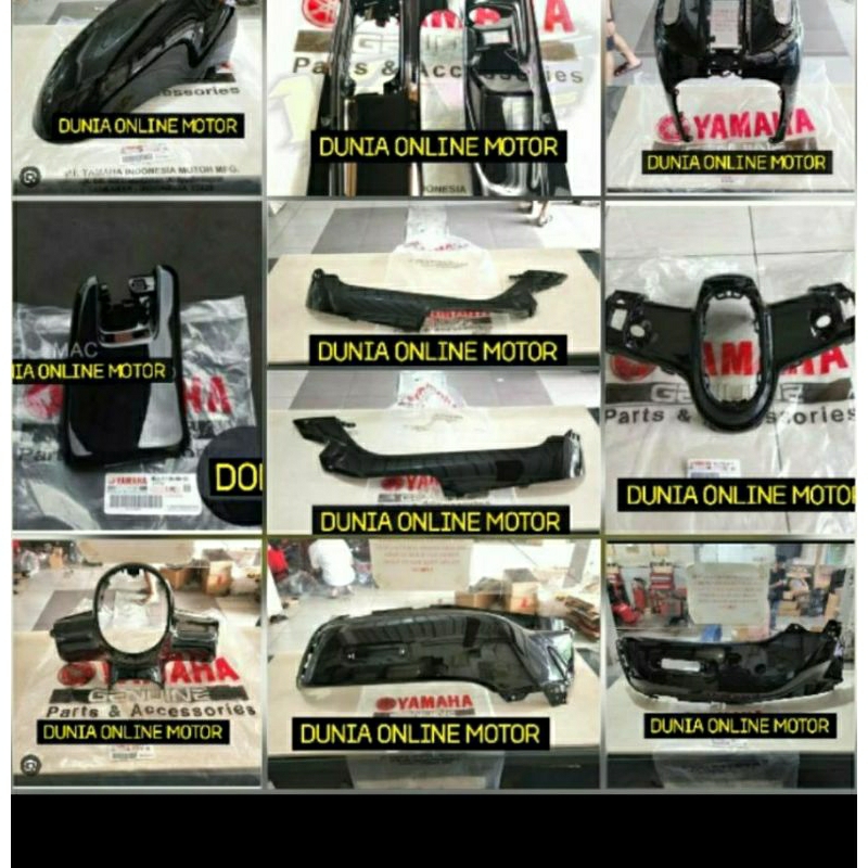 Jual Paket Full Set Body Halus Fazzio Fazio Lux Neo Hitam Glossy