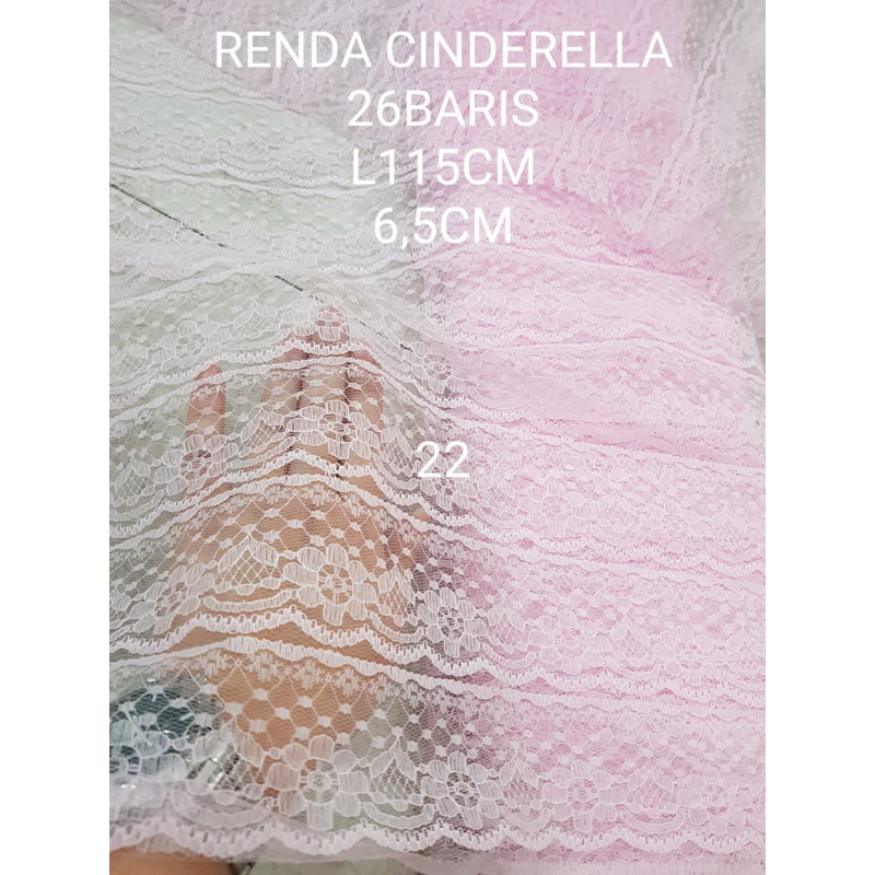 Jual RENDA CINDERELLA 26baris RENDA CINDERELLA EMAS RENDA CINDERELLA ...