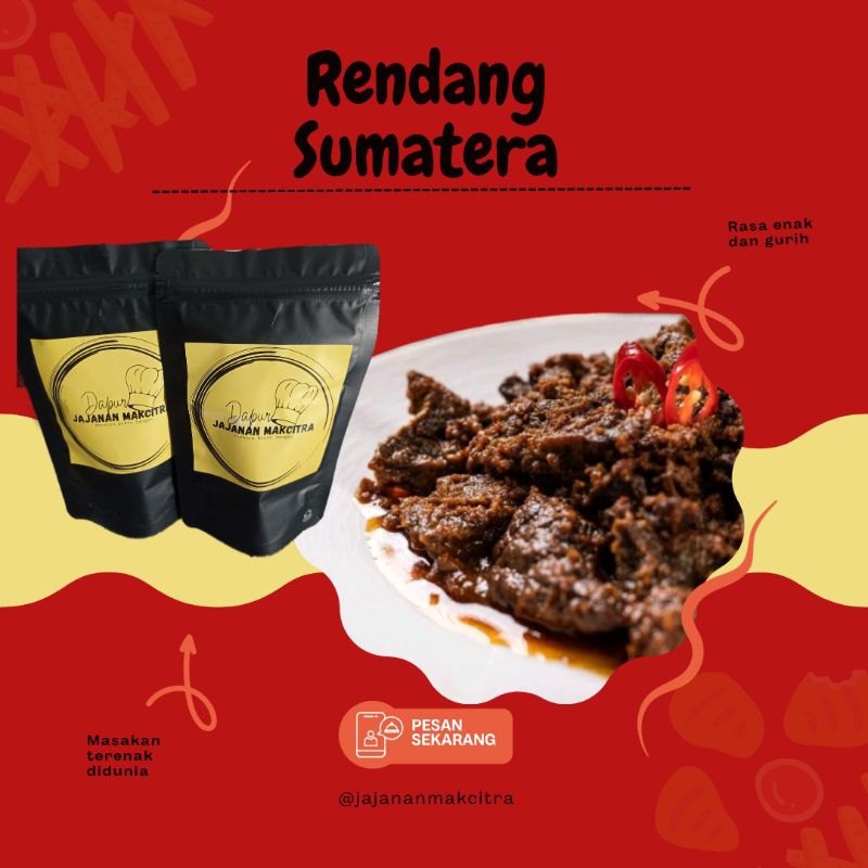 Jual Rendang Sumatera Paket Duoss Shopee Indonesia