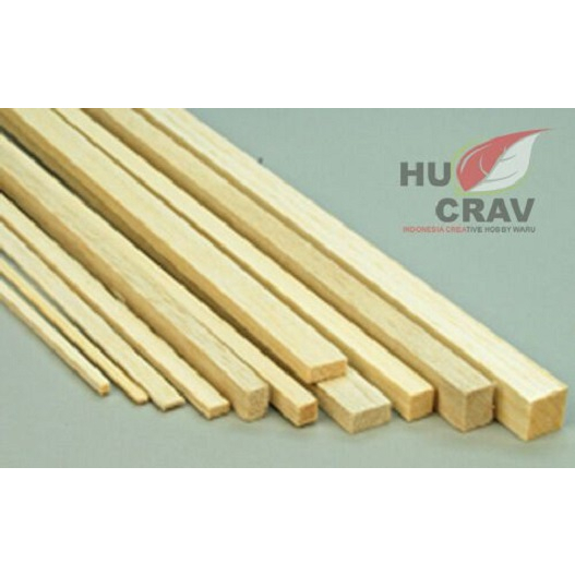 Jual Balsa strip 3mmx15mmx1000mm aeromodelling kayu balsa stik maket ...