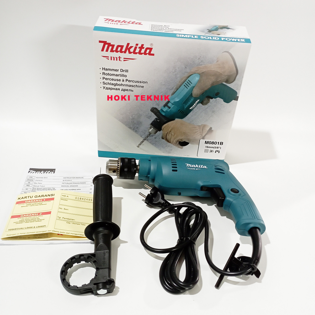 Jual Mesin Bor Tembok Makita M0801B Impact Drill 13 mm Shopee