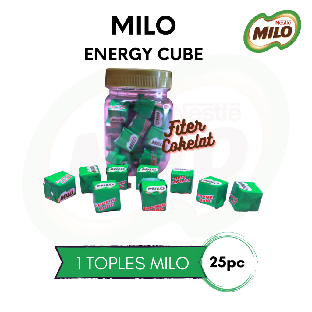 Jual MILO ENERGY CUBE IMPORT/COKLAT MILO CUBE isi 25,50,100pc/COKLAT