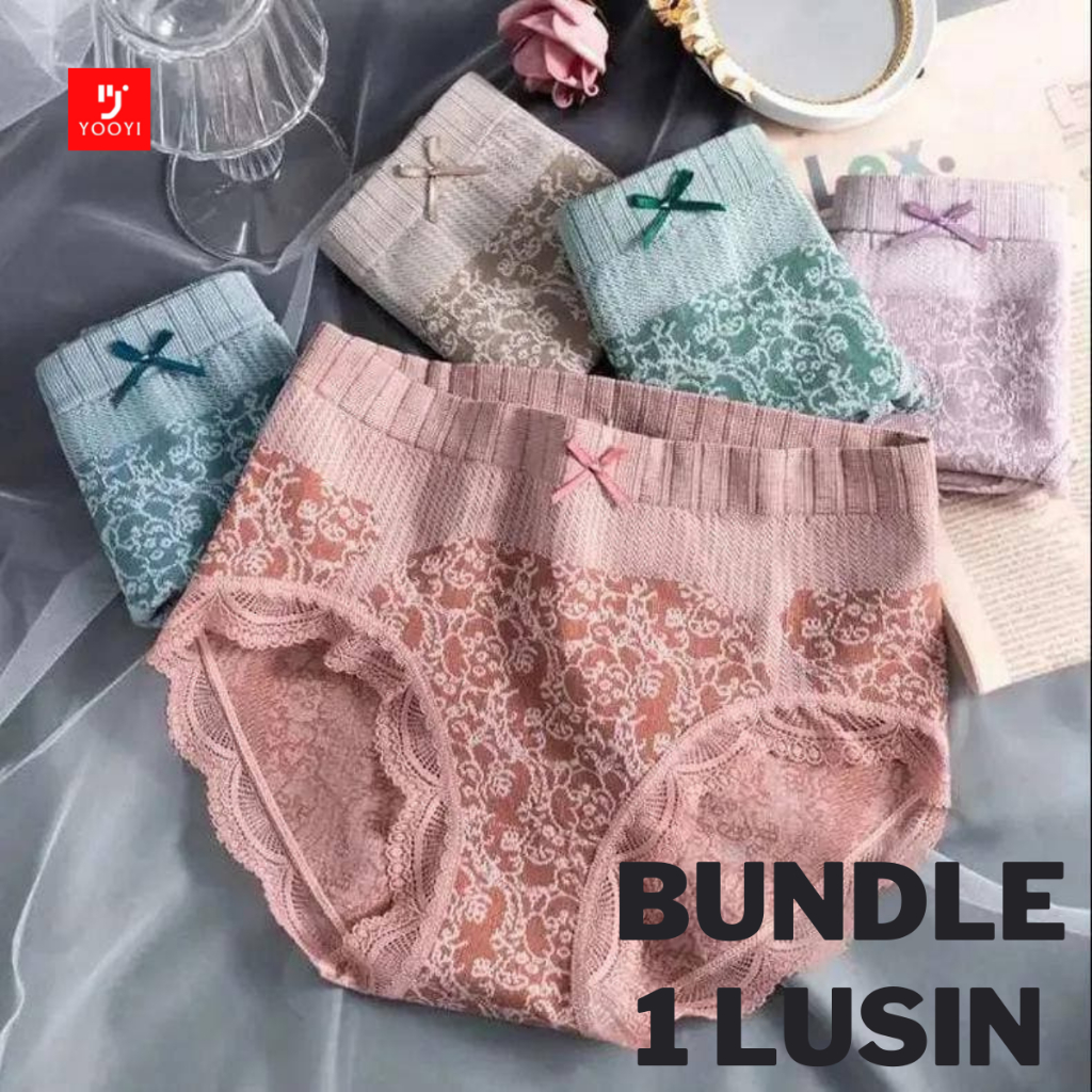 Jual Yooyi Bundle Lusinan Celana Dalam Sutra Wanita CD Sexy Cewek ...