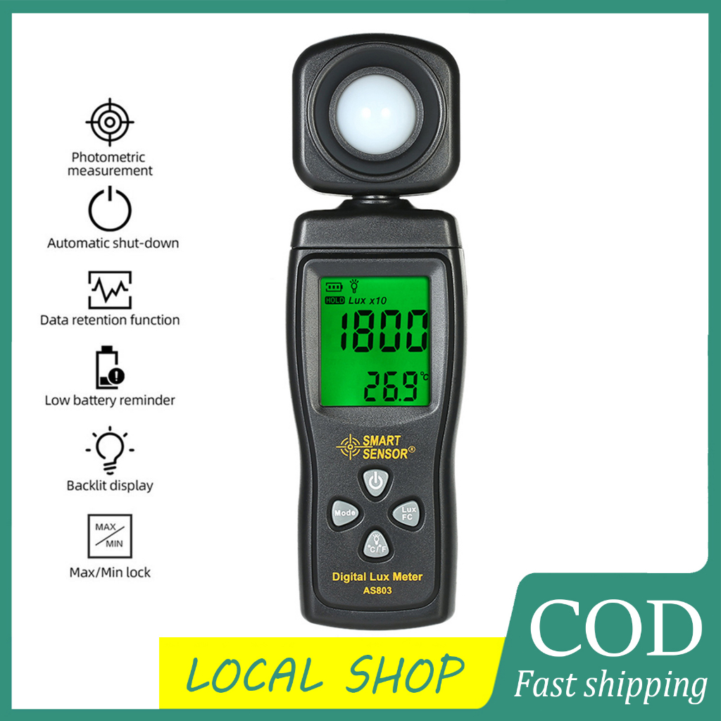Digital Lux Meter LCD Display Handheld Illuminomet... – Grandado