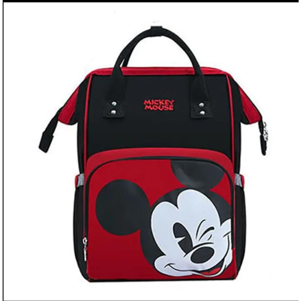 Jual Tas Ransel Diapers Bags Disney Mickey Minnie Mouse Backpack Multi Fungsi Shopee Indonesia