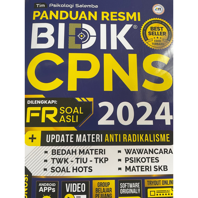 Jual Buku Panduan Resmi BIDIK CPNS 2024 | Shopee Indonesia