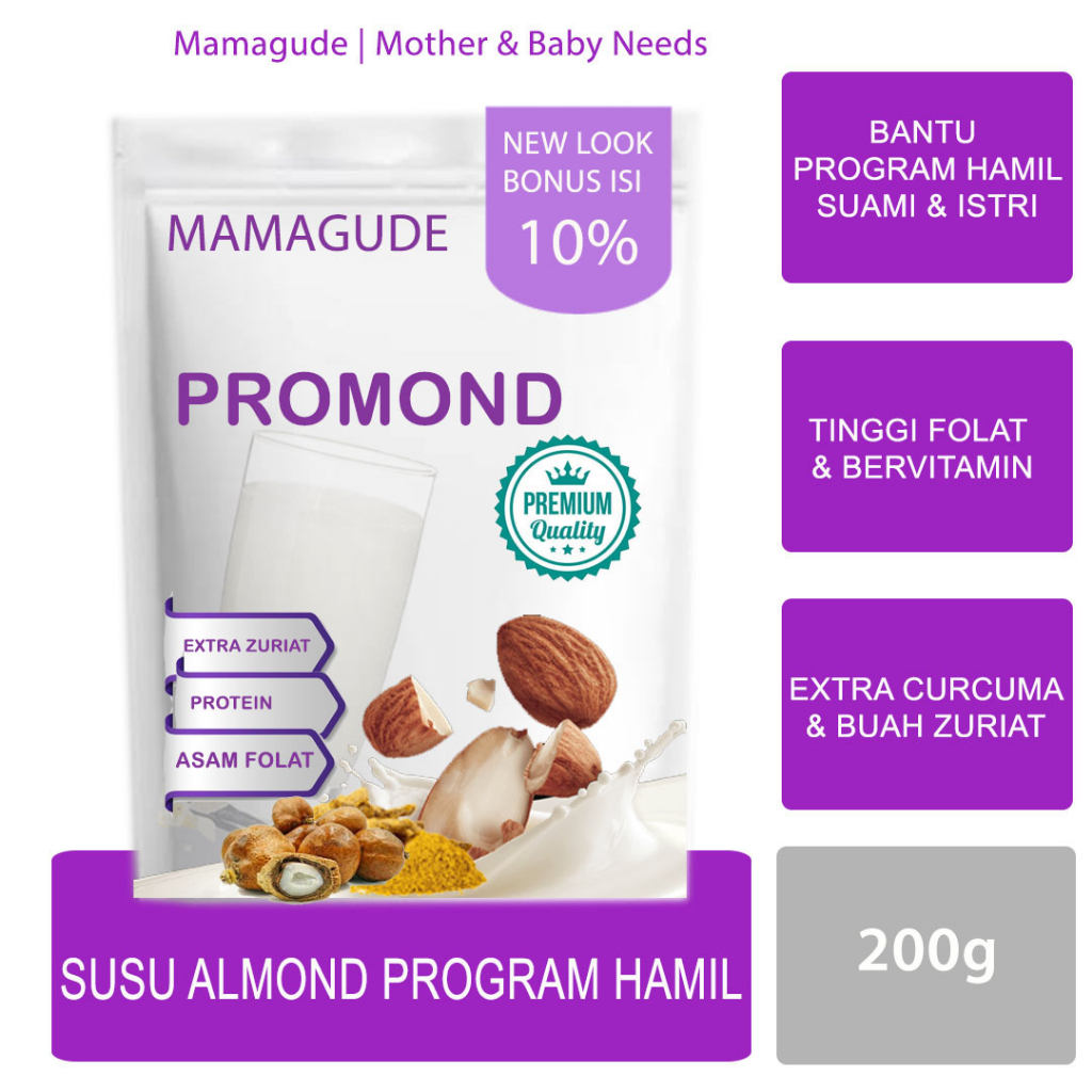 Jual Susu Promil Buah Zuriat Promil Almond Susu Ibu Hamil Kurma Muda