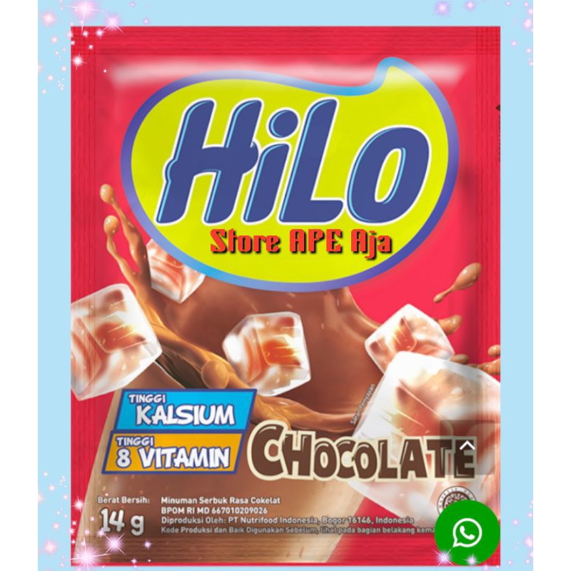 Jual HILO RASA CHOCOLATE [ 20gr X 10 Sachet ] | Shopee Indonesia