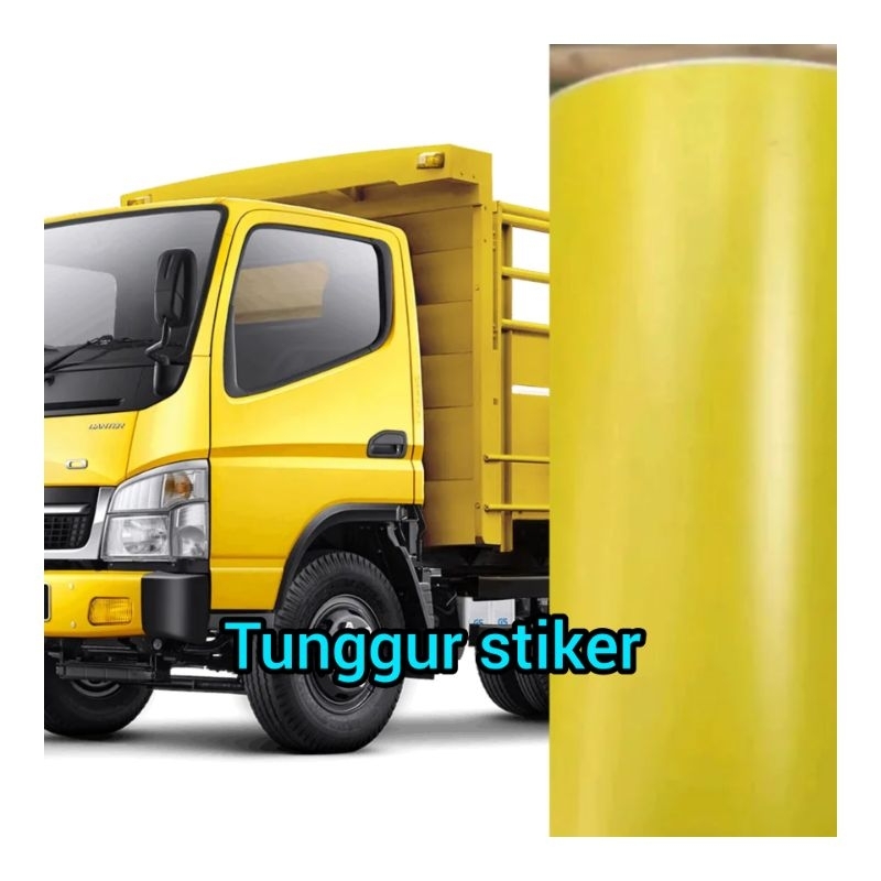 Jual SKOTLET MOBIL CABIN TRUCK CANTER ORACAL KUNING LEMON DOFF GLOSSY ...