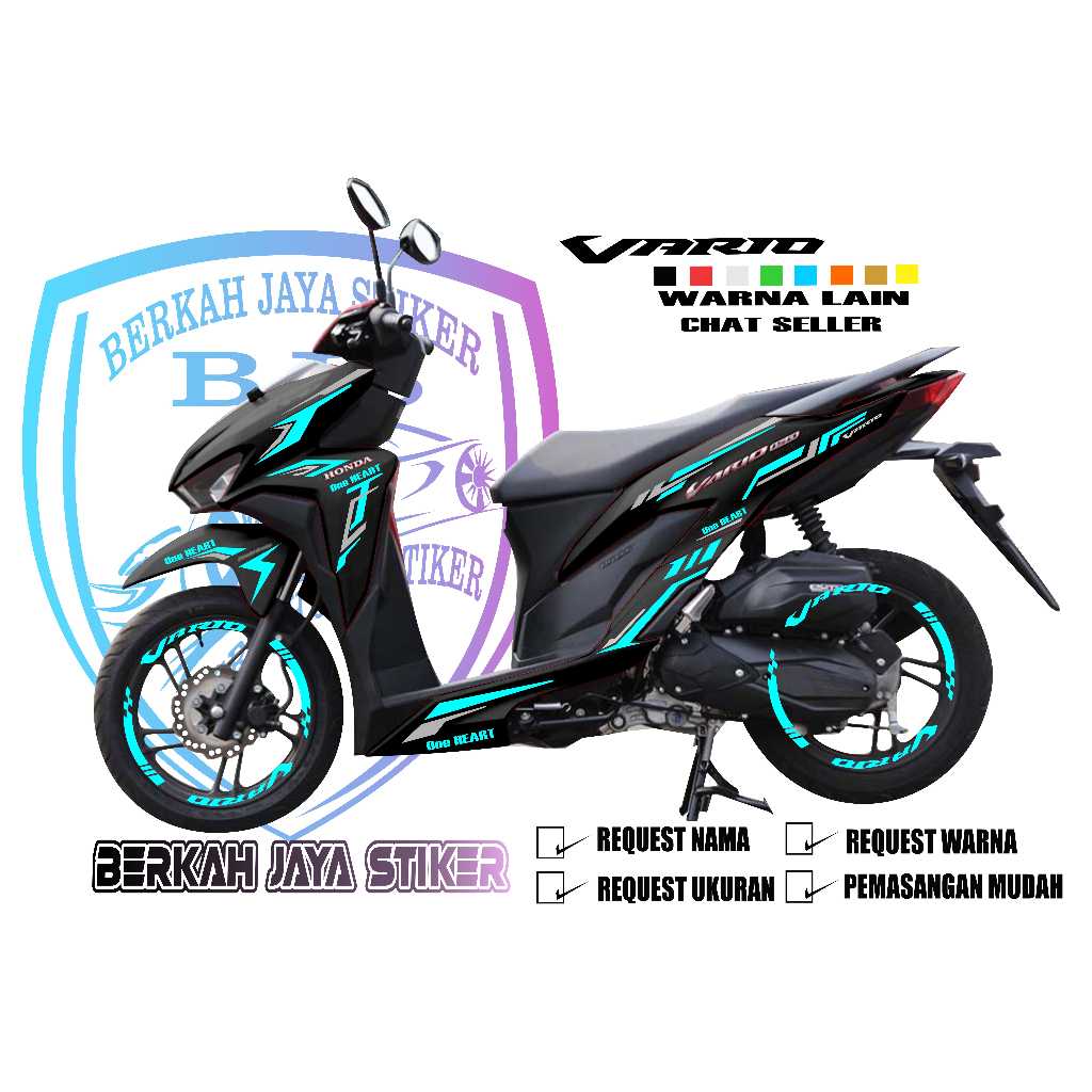 Jual Cutting Sticker Vario 150 & 125 - Aksesoris Motor Stiker Honda
