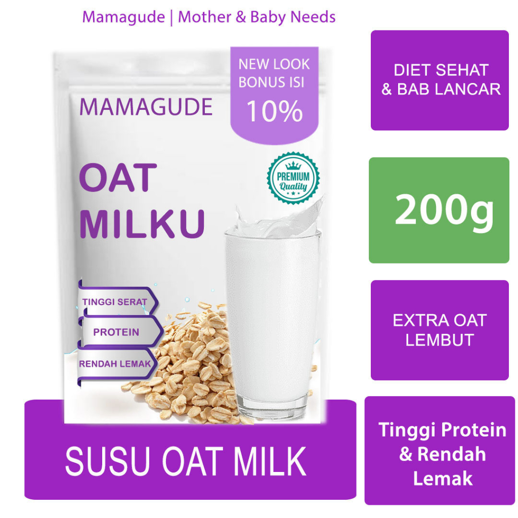 Jual Oatmilk Low Fat Susu Oat Susu Rendah Kalori Untuk Diet Susu Diet