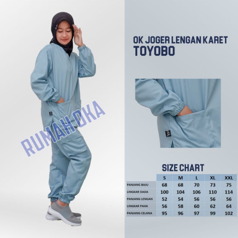 Jual Baju Oka Jogger Cargo Bahan Toyobo Baju Nakes Jaga Dokter Medis Perawat Shopee Indonesia 