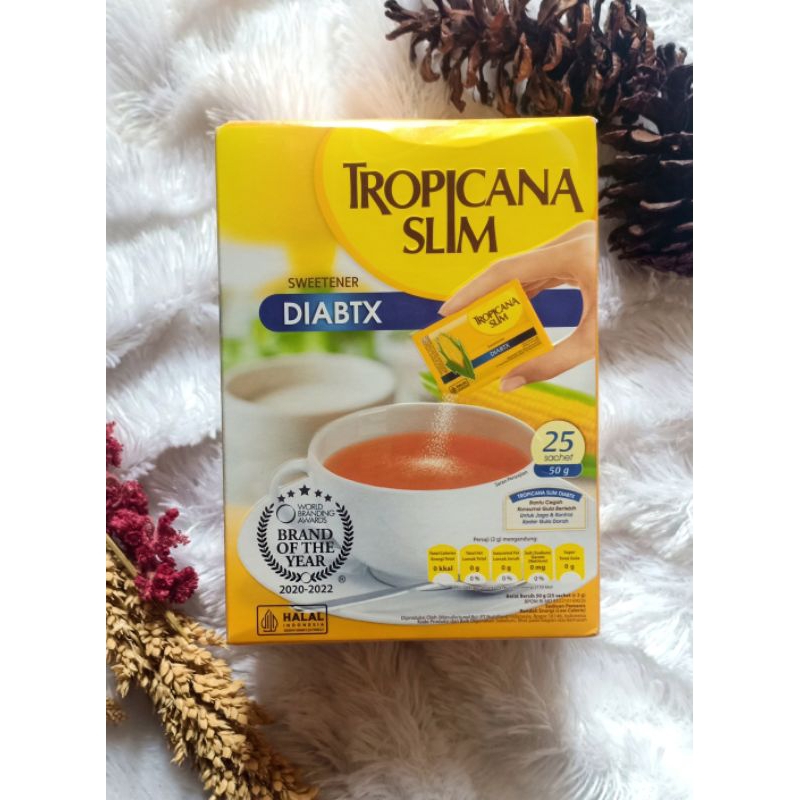 Jual Tropicana Slim Sweetener Diabtx 25 Sachet Shopee Indonesia