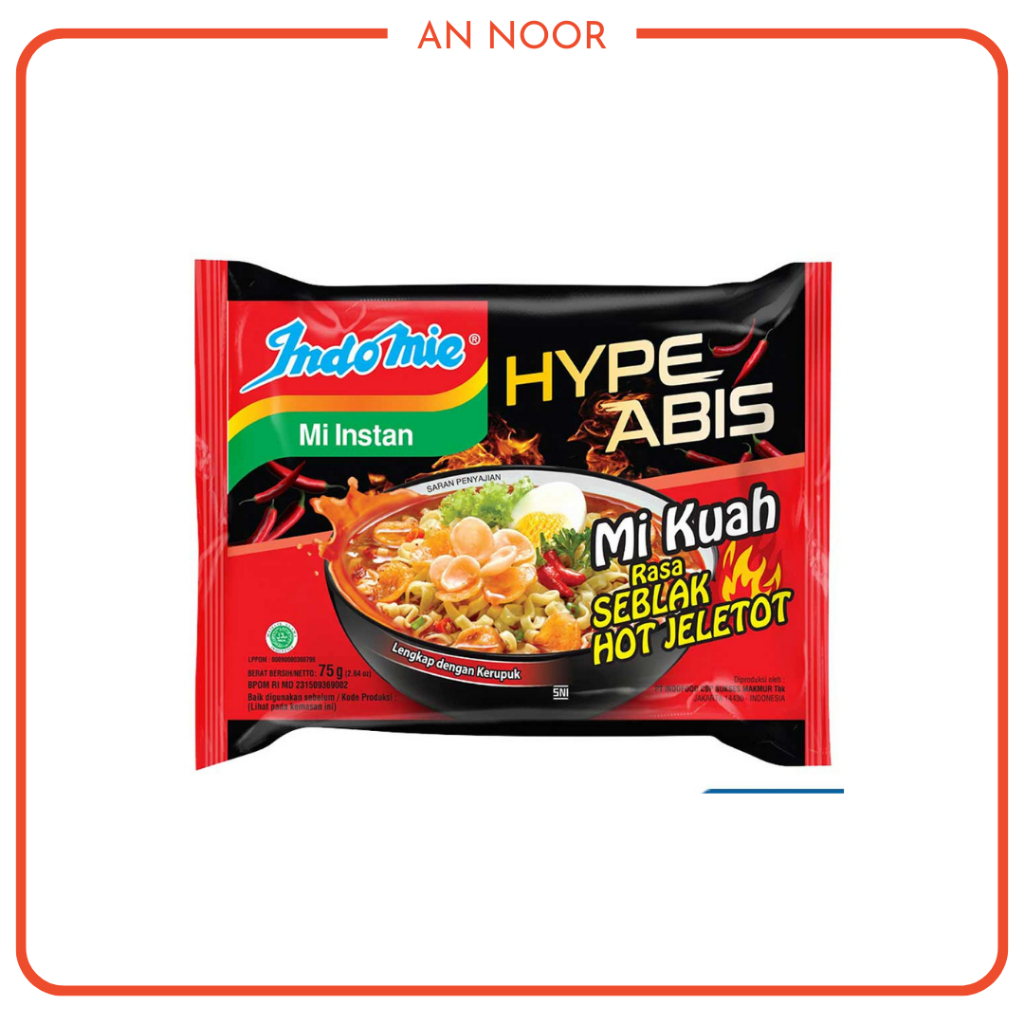 Jual Indomie Mi Instan Hype Seblak Hot Jeletot 75gr Shopee Indonesia