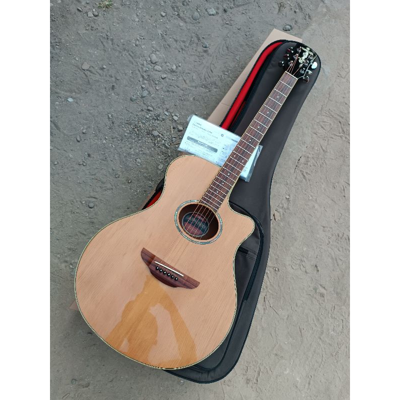 Jual Gitar akustik elektrik yamaha apx600 Original second/bekas