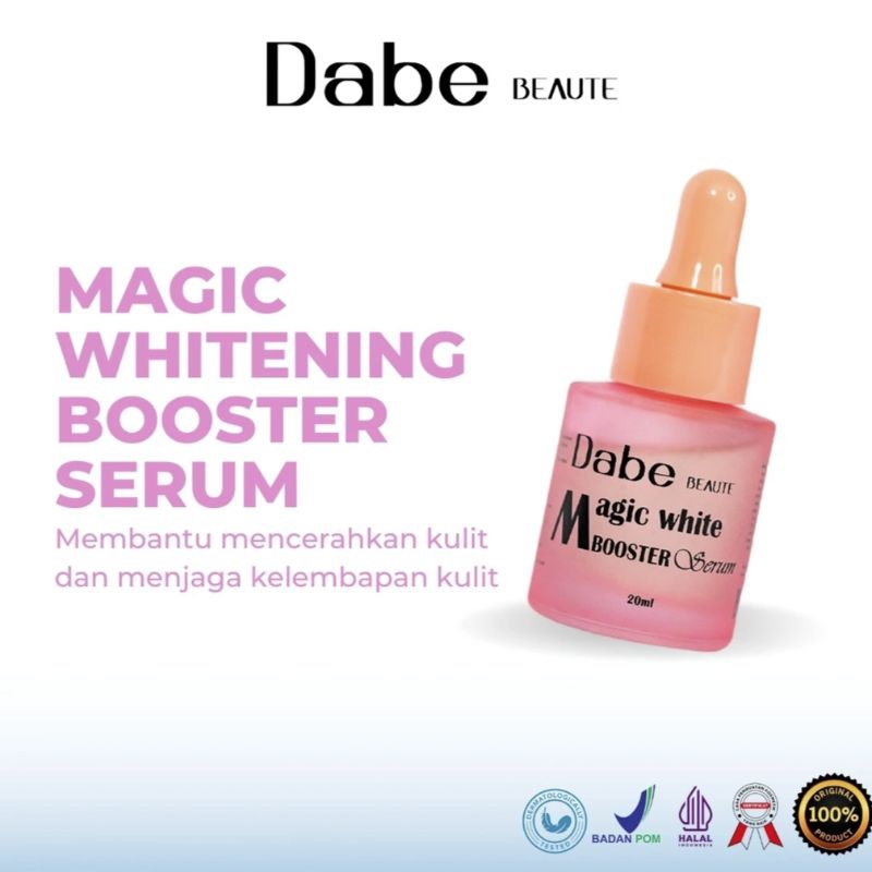 Jual Dabe Beaute Magic Booster Whitening Serum 10x Glowing 20ml ...