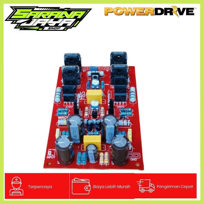 Jual Driver Power Amplifier MCRD V3 Mono Low Sub Komponen Berkwalitas