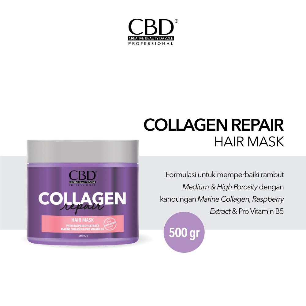 Jual Hair Mask Cbd Color Pink Keratin Hijau 250ml Masker Rambut ...