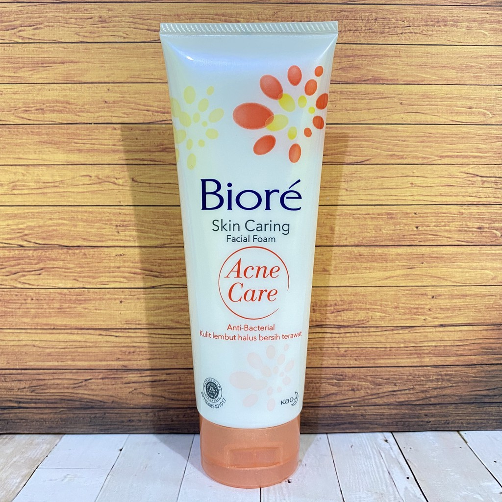 Jual Biore Skin Caring Facial Foam Acne Care - 100gr | Shopee Indonesia