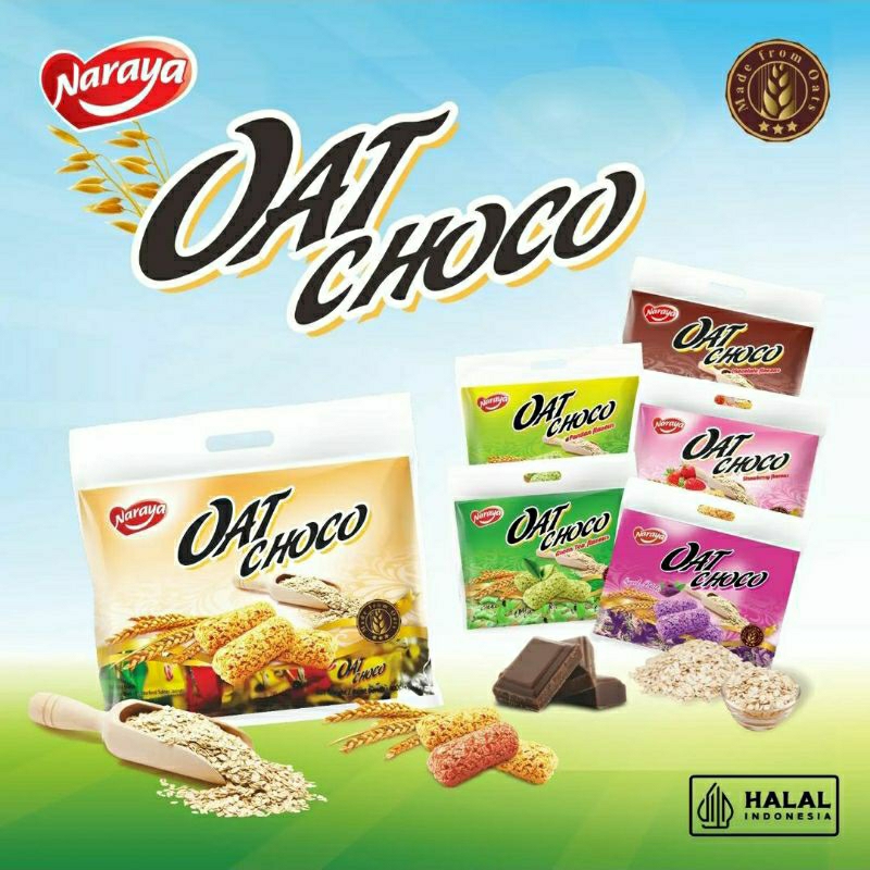 Jual Oat Choco Naraya 400 gr / snack sereal cokelat / coklat | Shopee ...