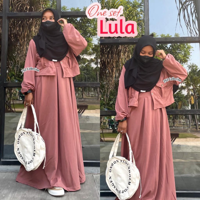 Jual Lula Set by Z&Z Collection (Cardy+innerdress) | Shopee Indonesia