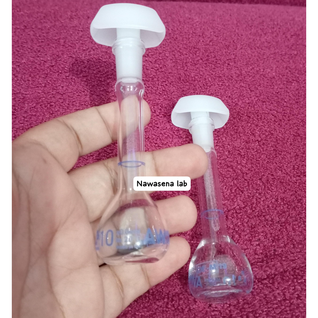 Jual Set Rack Acrylic Volumetric Flask 12 Well Plus 10ml Volumetric ...