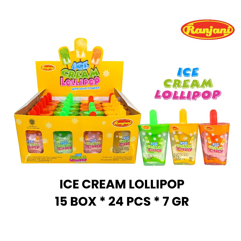Jual Ice Cream Lollipop Permen Ranjani Shopee Indonesia