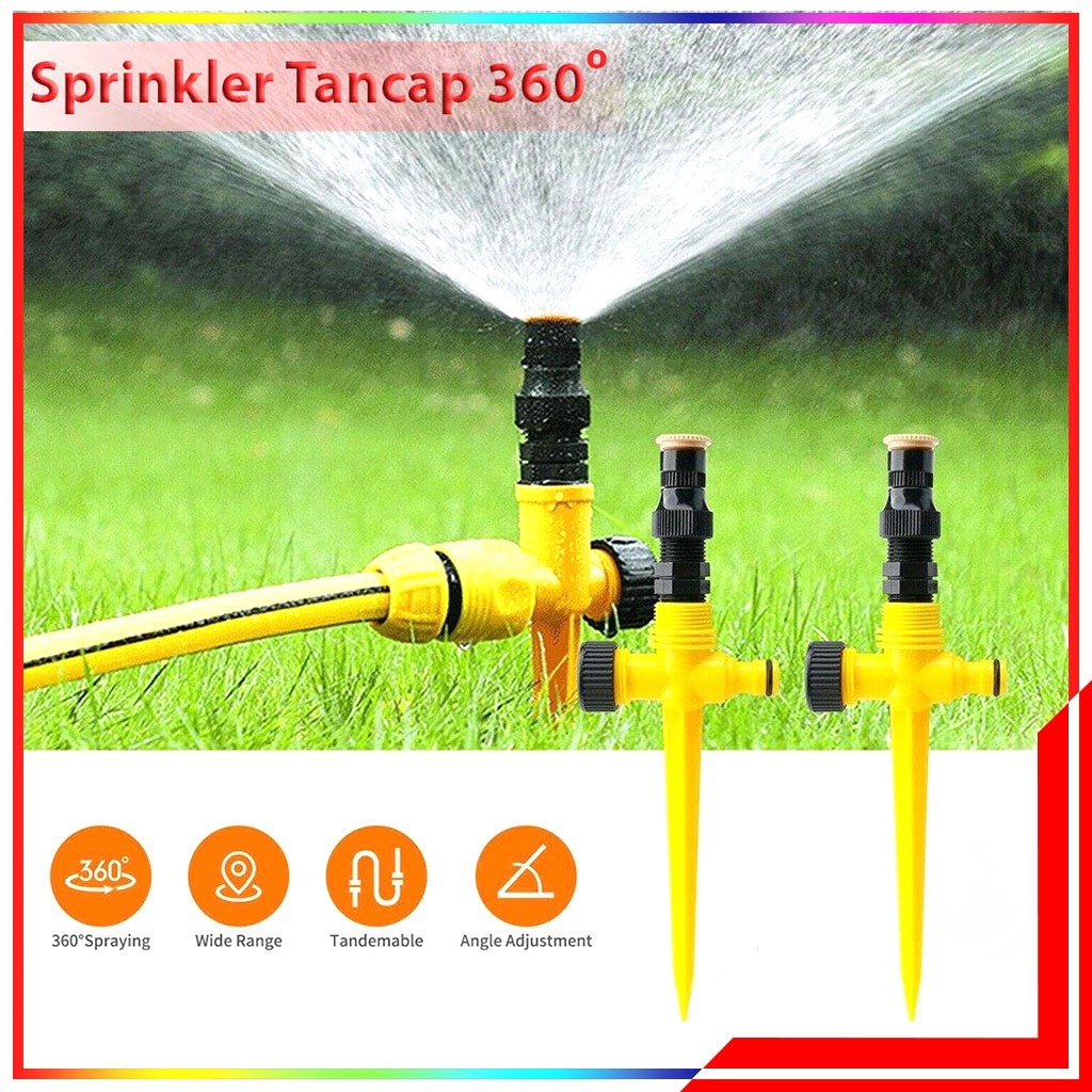 Jual Stake Spike Sprinkler Set Alat Siram Taman Rumput Kebun ...