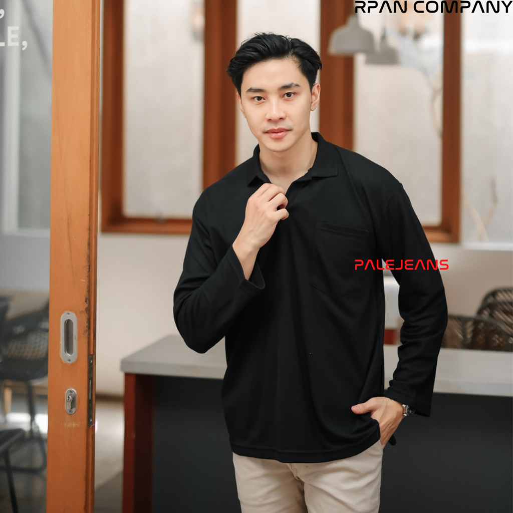 Jual Kaos Kerah Lengan Pendek Oversize Polo Shirt Pocket Pria Polo Saku Pria Premium Polo