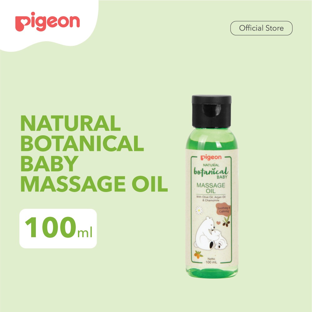 Jual PIGEON Botanical Baby Massage Oil 100Ml Oil Shopee Indonesia
