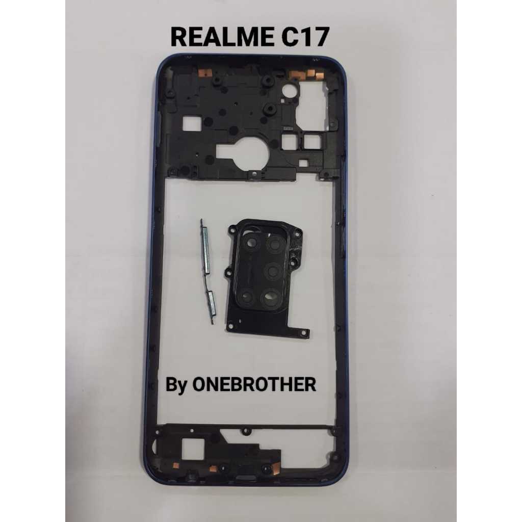 Jual MIDDLE FRAME TULANG TENGAH BEZEL BEZZEL LCD REALME C17 BLUE ...