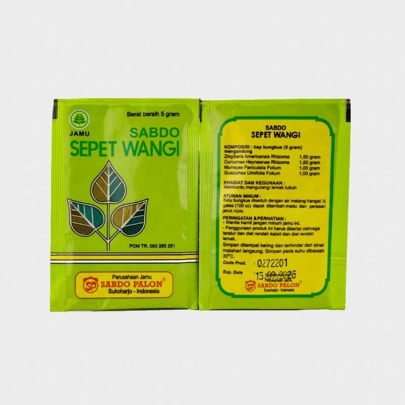 Jual Jamu Serbuk Sabdo Sepet Wangi Khusus Wanita Sabdo Palon Pack Isi Sachet