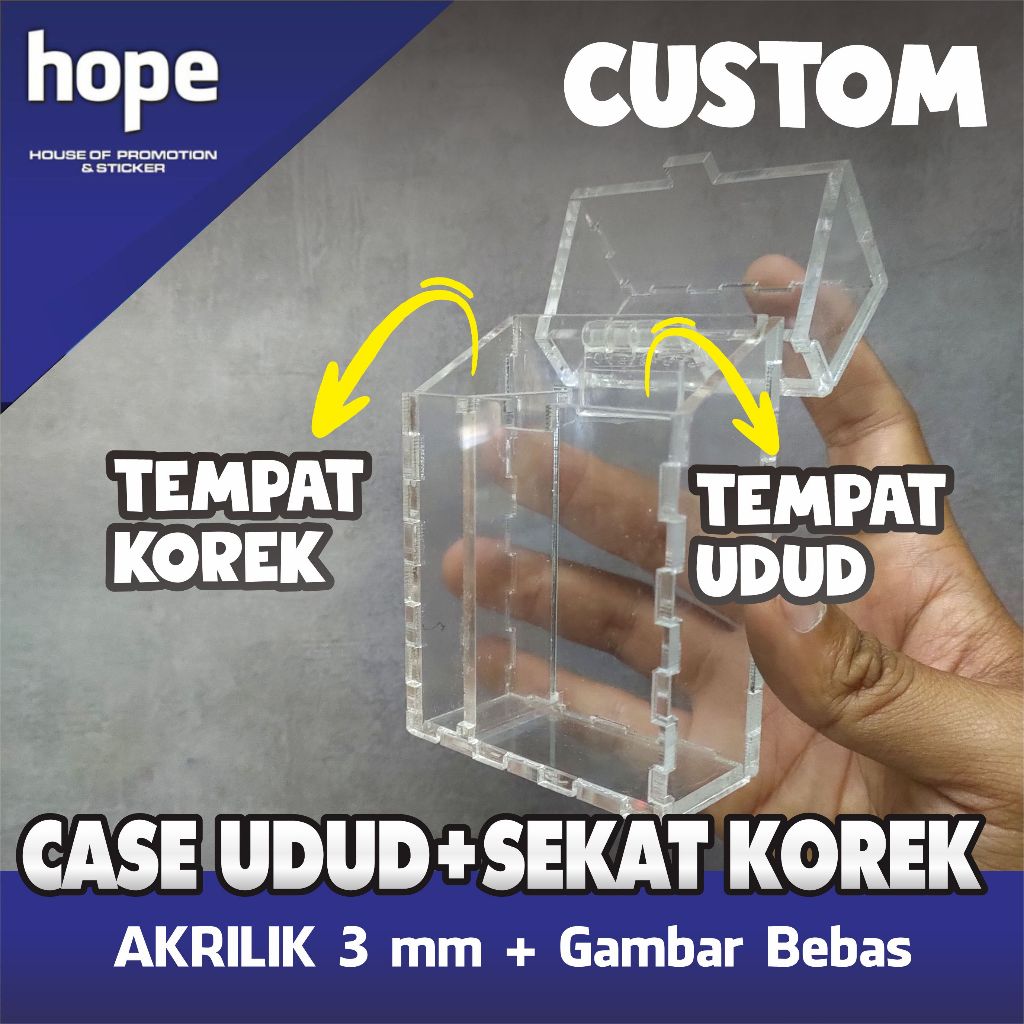 Jual Case Rokok + Sekat Korek - Custom Nama/Logo | Shopee Indonesia