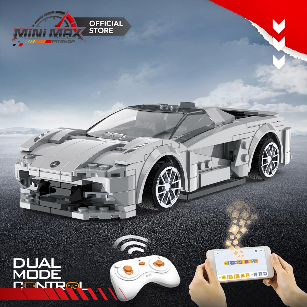 Jual Double E CaDA Bricks Lotus Car C51071W Dual Mode Remote Control
