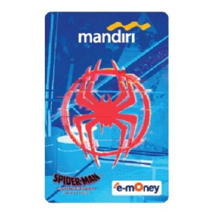 Jual Mandiri e-Money edisi Logo Spiderman /Part of Mandiri eMoney Film ...