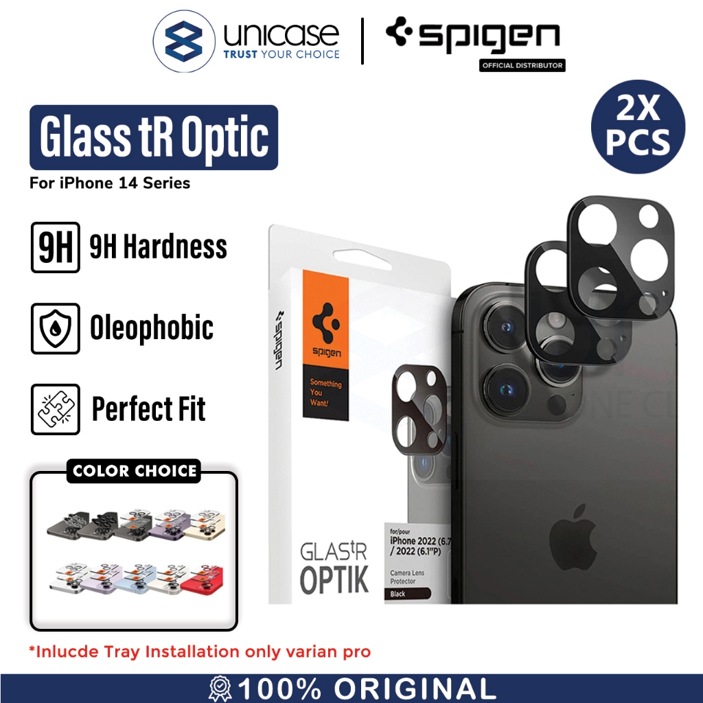 Jual Camera Lens Protector iPhone 14 Pro Max Plus Spigen GlastR Optik