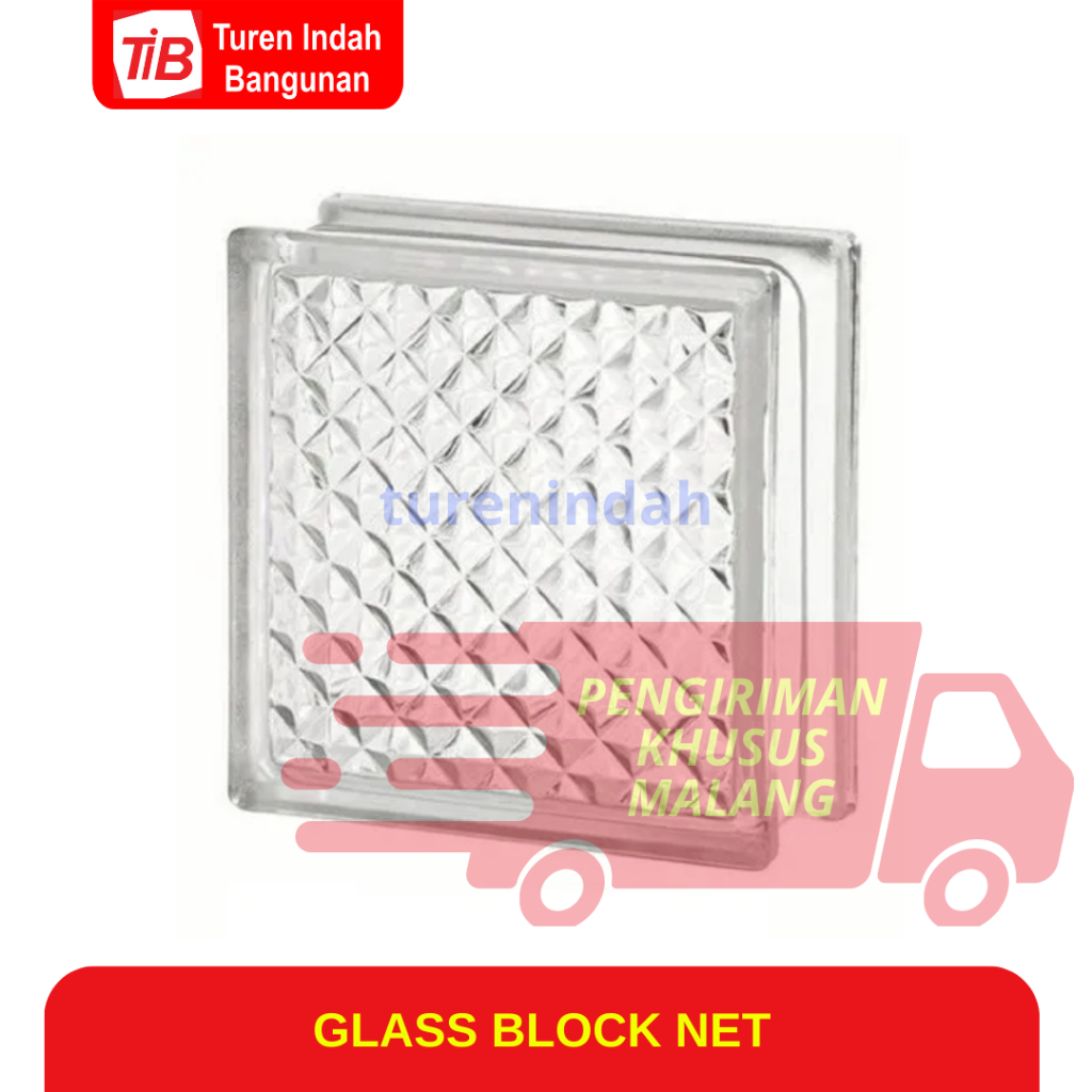 Jual TIB GLASS BLOCK NET 20 x 20 GLASSBLOCK NET GLASS BLOCK 20 X