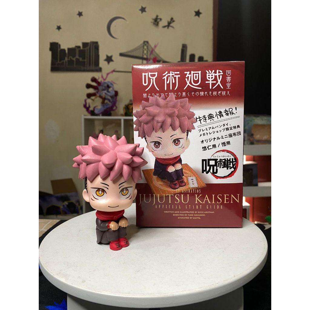 Jual Action Figure Jujutsu Kaisen Gojou Satoru Itadori Yuji Box Duduk ...