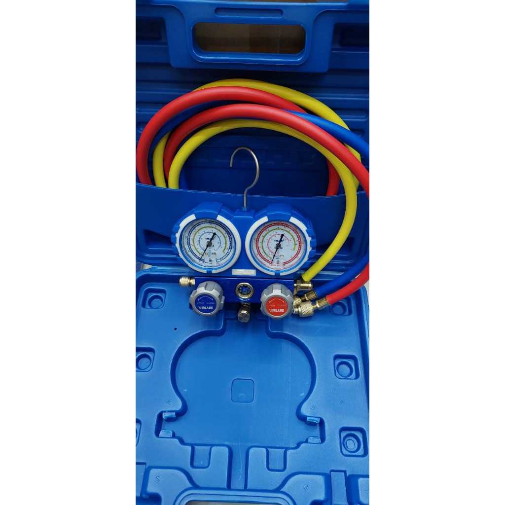 Jual testing Manifold AC value R410 R32 R22 R134 box VMG 2 Analizer ...