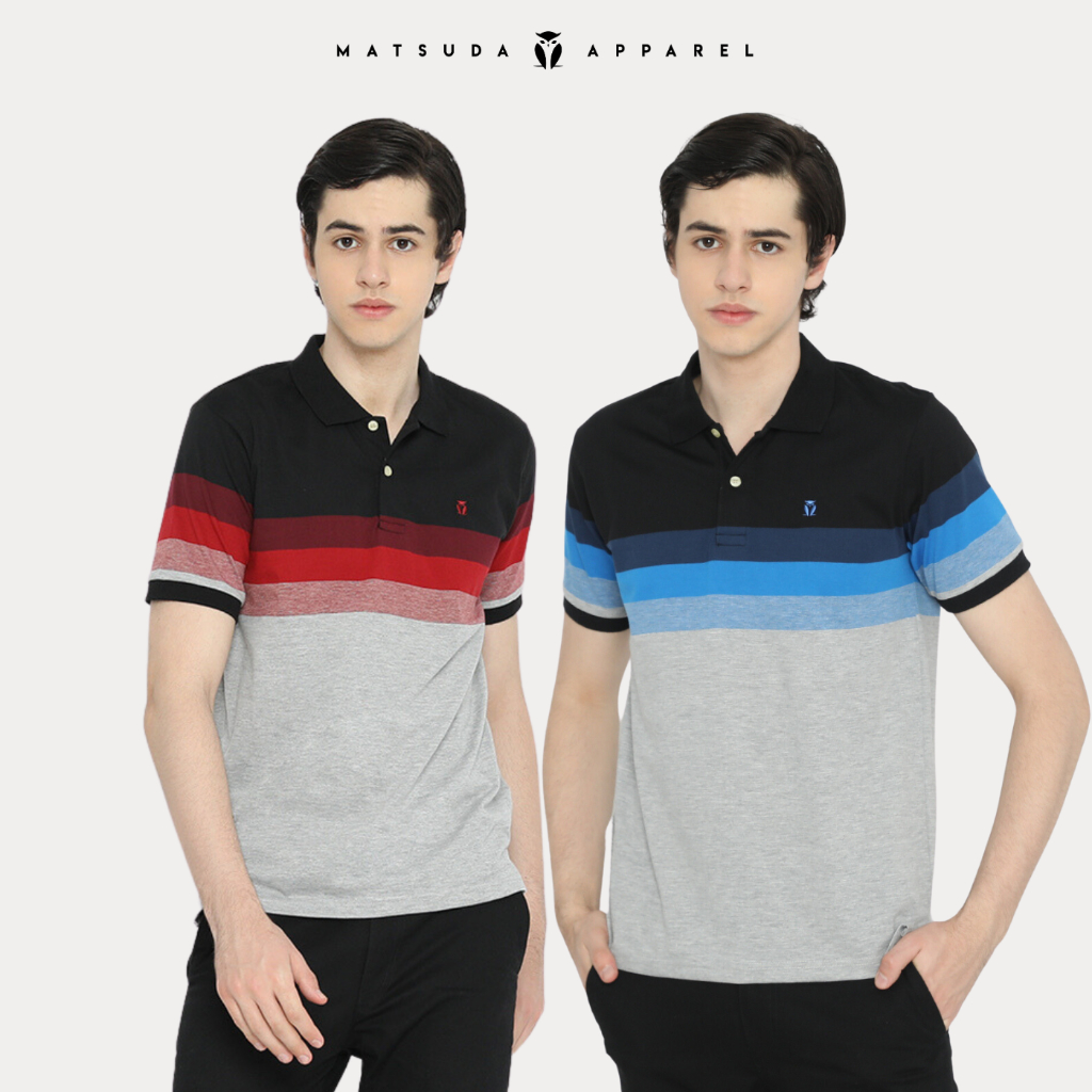 Jual MATSUDA Kaos Polo Shirt Pria Kerah Tokyo | Shopee Indonesia