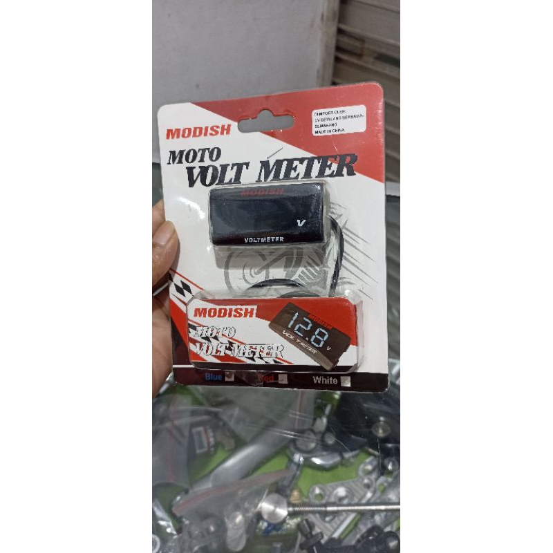 Jual vold meter volt meter untuk cek aki motor all motor bisa | Shopee