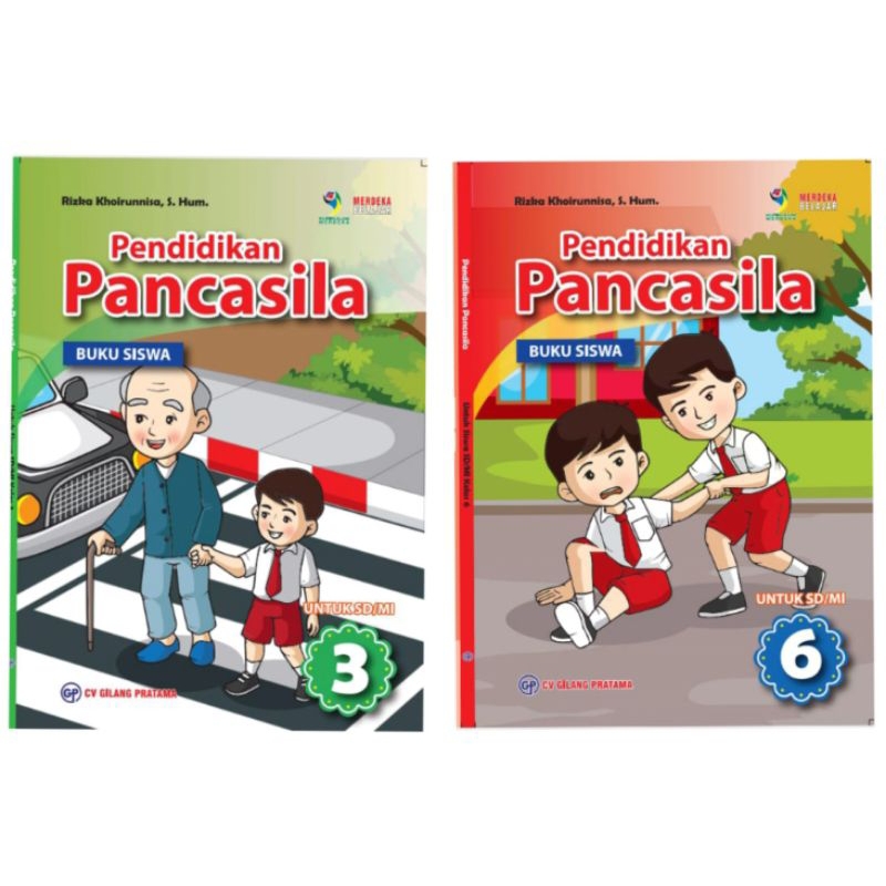 Jual Buku Pendidikan Pancasila SD/MI Kelas 3 Dan Kelas 6 Kurikulum ...