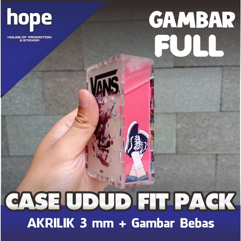 Jual Kotak Rokok Fit Dengan Kemasan - Akrilik - 3mm - Custom Teks ...