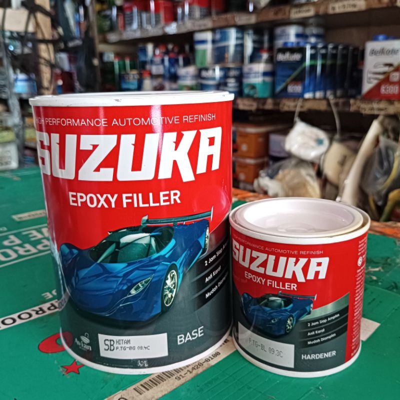 Jual EPOXY FILLER SUZUKA HITAM 1KG | Shopee Indonesia