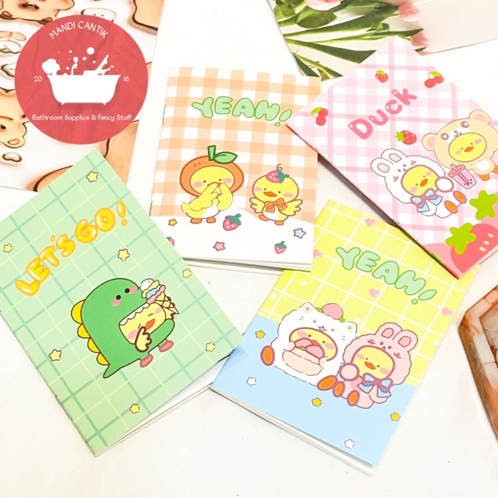 Jual BUKU NOTEBOOK A7 BEBEK KUNING WARNA WARNI KODE HX-812 BK-1017 ALAT ...
