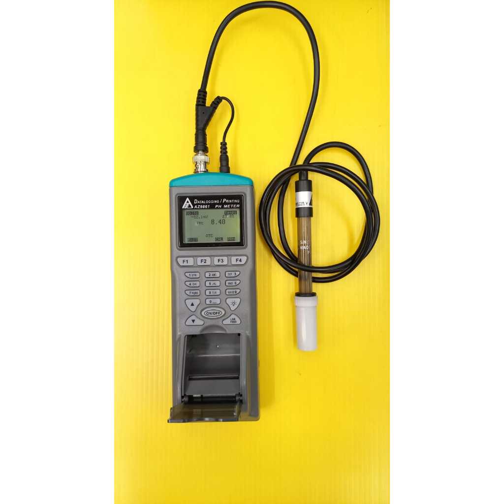 Jual Digital pH Meter Water Quality DataLogger + PrinterAZ 9861