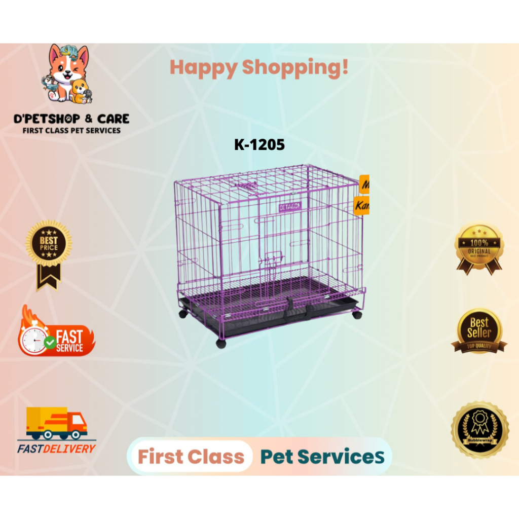 Jual KANDANG OCTAGON K-200 (UK 61x43x53CM) KHUSUS EKSPEDISI