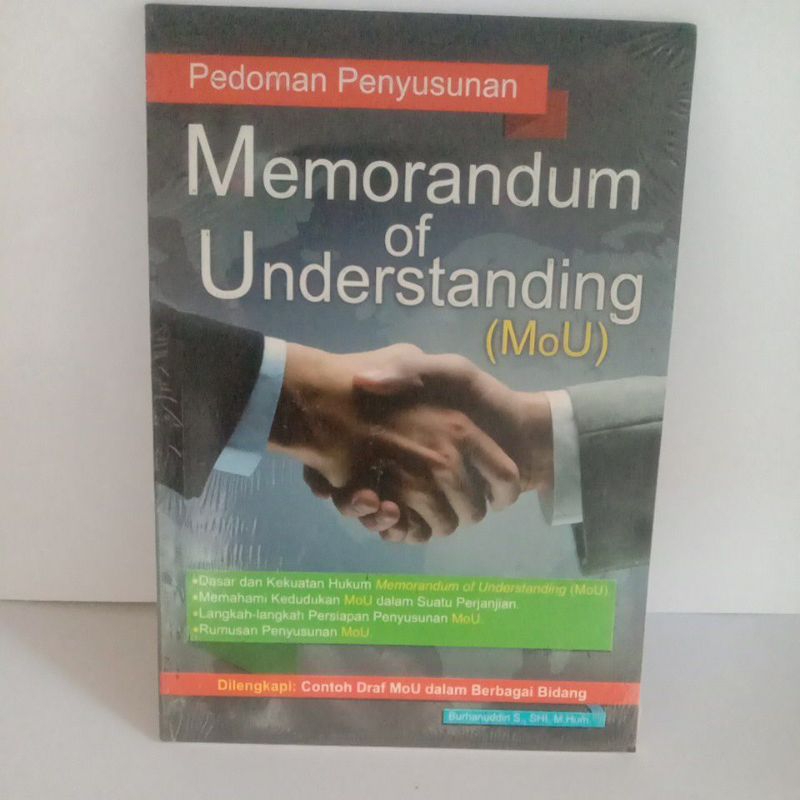 Jual Buku Pedoman Penyusunan Memorandum Of Understanding (MOU) | Shopee ...